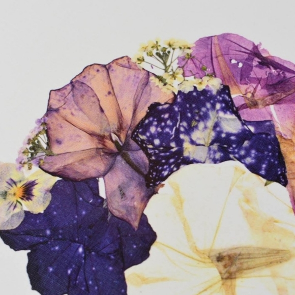 Real pressed flower 8x10 bunny rabbit art print - Picture 3 of 4